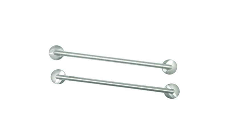 Bradley Grab Bar, Concealed Mounting, 1 in OD x 24 in