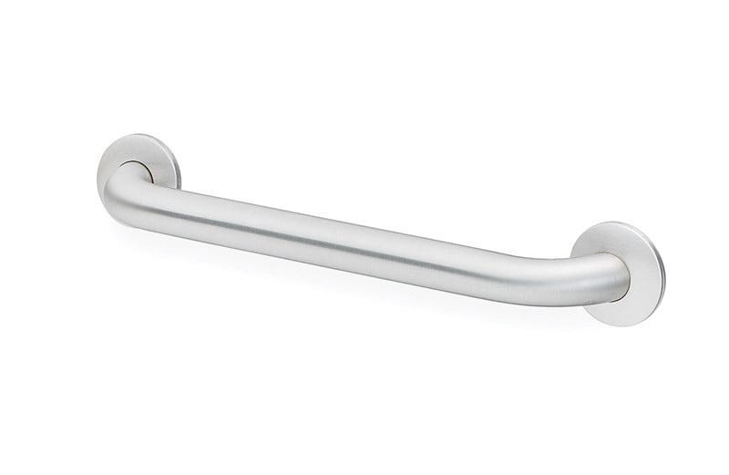 Bradley Grab Bar, Concealed Mounting, 1-1/2 in OD x 24 in