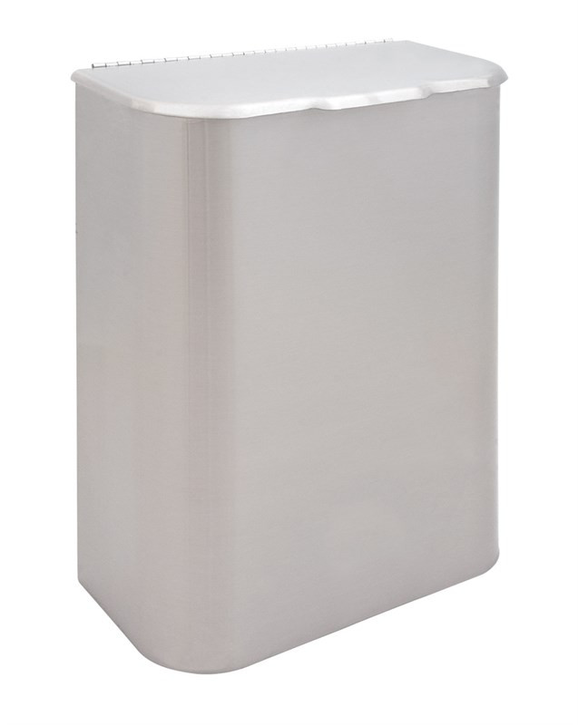 Bradley Napkin Disposal With Cover, Surface Mounted