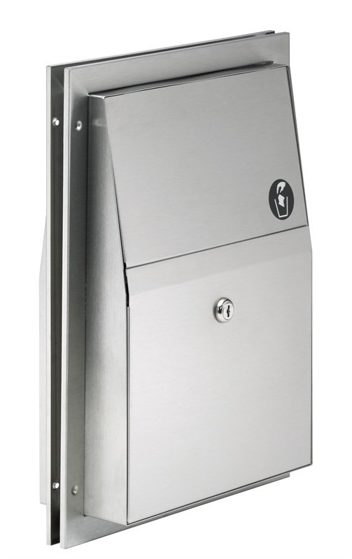 Bradley Napkin Disposal, 1.5 Gal, Partition Mounted