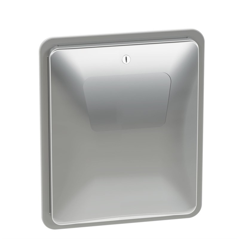 Bradley Napkin Disposal, 1.5 Gal, Semi-Recessed