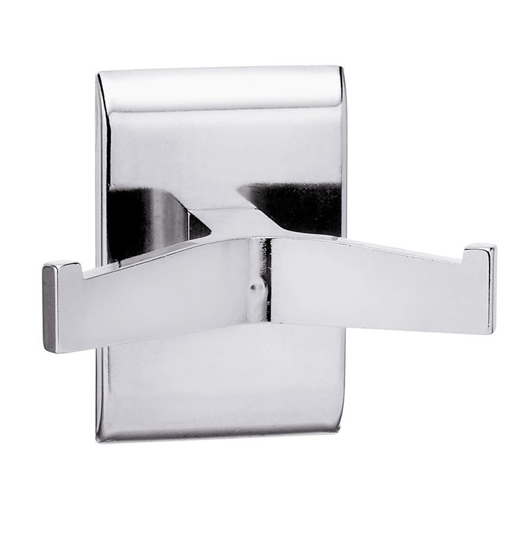Bradley Double Robe Hook, Chrome Plated