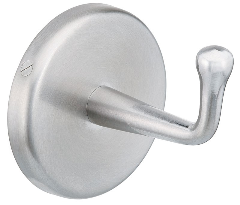 Bradley Single Robe Hook, Chrome Plated