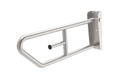 Bradley Swing Up Grab Bar, 30" L, TTD, Safety Grip