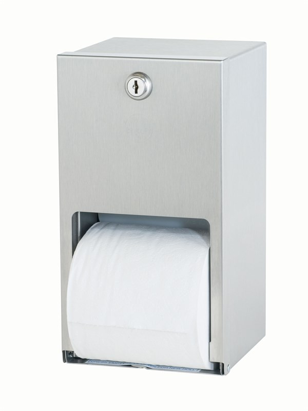 Bradley Surface Mounted Dual Toilet Tissue Dispenser