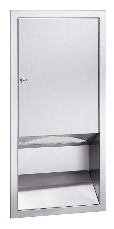 Bradley Folded Towel Dispenser, Recessed