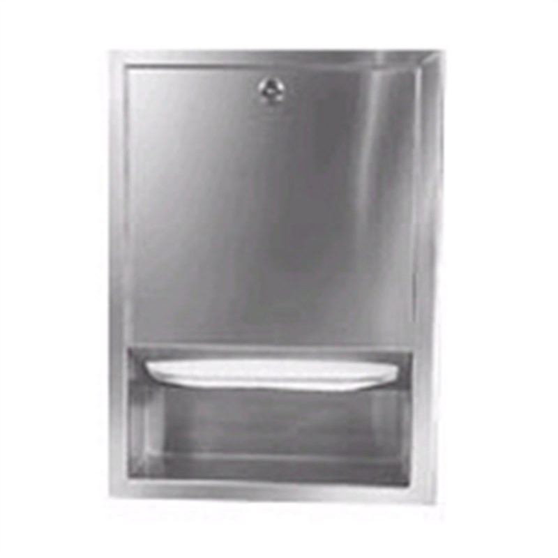 Bradley Folded Towel Dispenser, Recessed