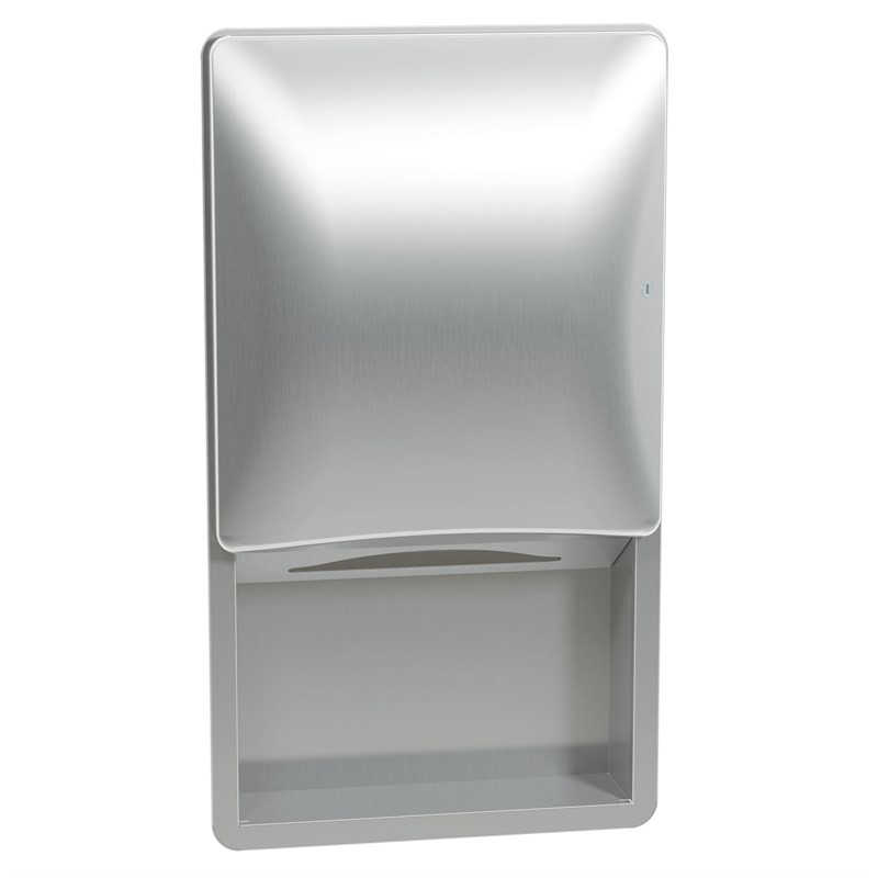 Bradley Roll Towel Dispenser, Recessed