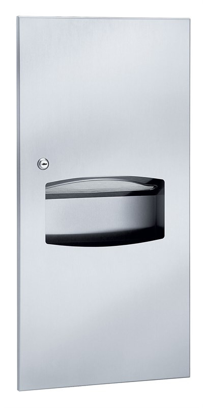 Bradley Towel/Waste Combination, 1.7 Gal Capacity, Surface Mount