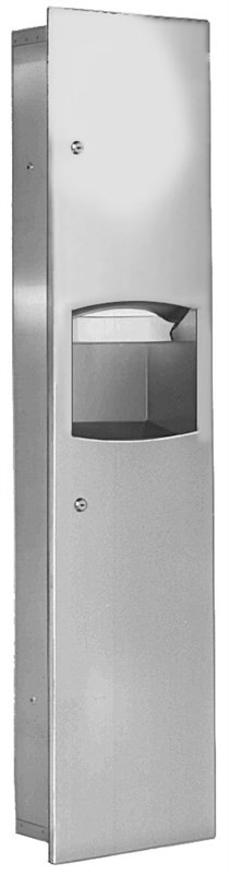 Bradley Towel/Waste Combo, Recessed