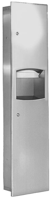 Bradley Towel/Waste Combo, Surface Mounted