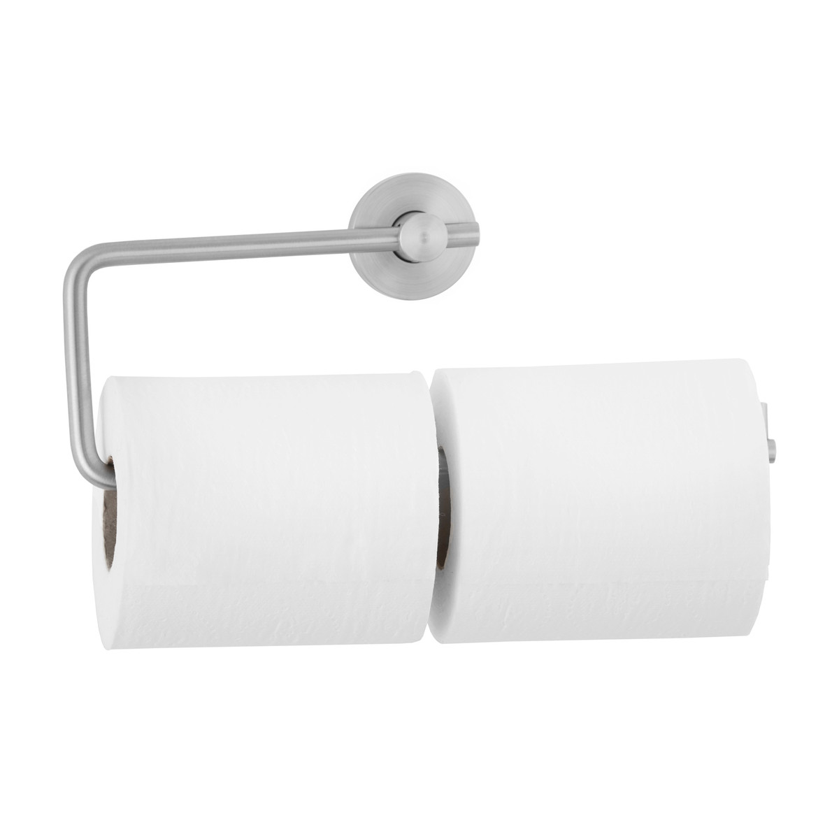 Bobrick B-547 Surface-Mounted Toilet Tissue Dispenser, Cubicle Collection, Satin Finish, Two Rolls