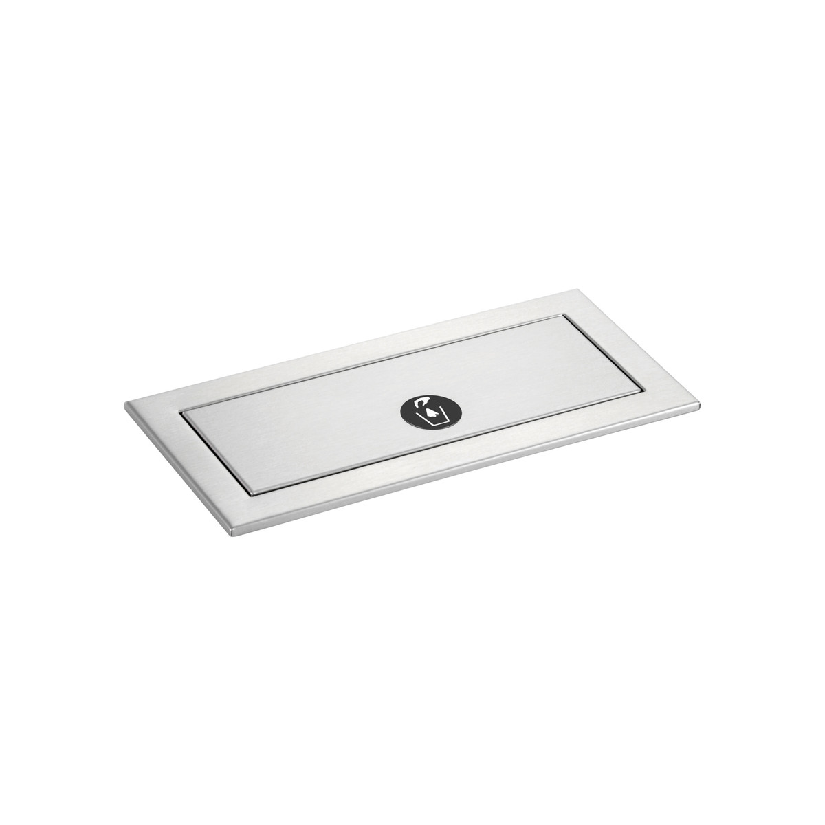 Bobrick B-527 Countertop-Mounted Waste-Disposal Door, Satin Finish