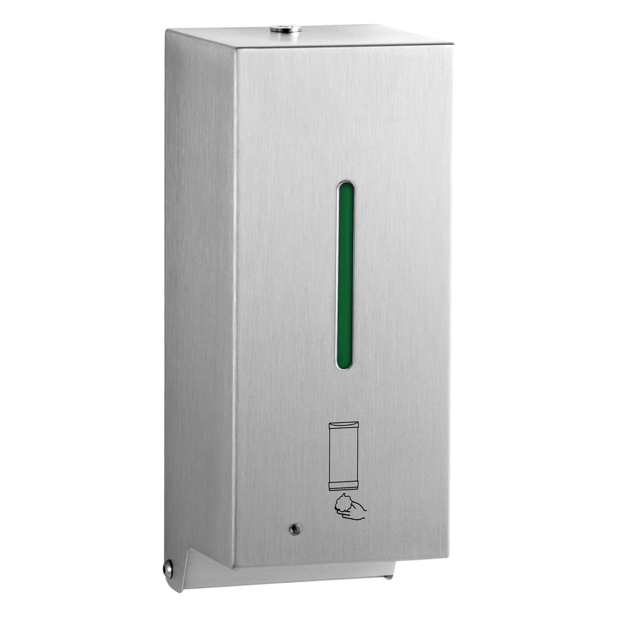 Bobrick B-2013 Surface-Mounted Automatic Foam Soap Dispenser, Satin Finish, 27-fl oz.
