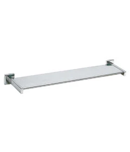 Bobrick B-683 x 24 Surface-Mounted Toiletry Shelf, Bright Polished, 24" Length
