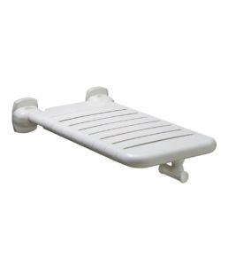 Bobrick B-518116 Series Vinyl-Coated Folding Bathtub Seat, White