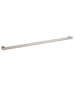 Bobrick B-9806 Straight Grab Bar, 1-1/2" Diameter, Fino Collection, Satin Finish