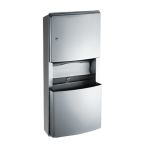 ASI ROVAL™ Surface Mounted Paper Towel Dispenser and Removable Waste Receptacle - 204623-9