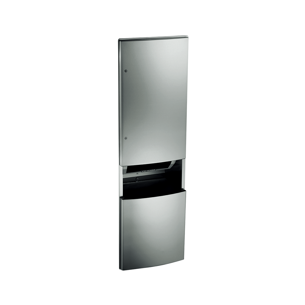 ASI Roval™ Recessed Automatic Roll Paper Towel Dispenser And Waste Receptacle - 2046921ac - 2046921ac