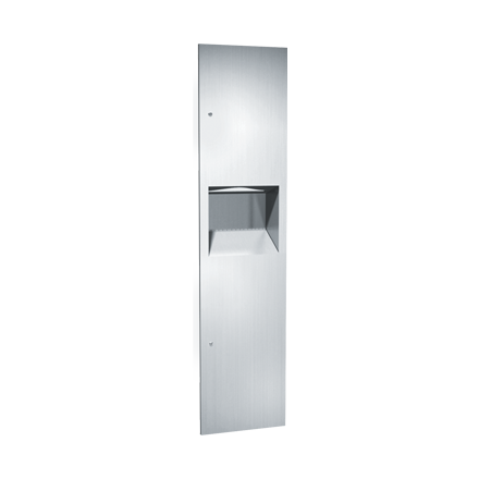 ASI Simplicity™ Paper Towel (Multi, C-Fold, Single) Dispenser & Waste Receptacle - Recessed - 64676