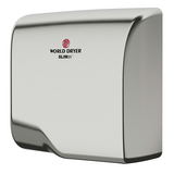 WORLD DRYER® L-973A SLIMdri® | Hand Dryer - Automatic Brushed Stainless Steel Universal Voltage Surface-Mounted | ADA Compliant