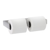 Bobrick B-2740 Surface-Mounted Toilet Tissue Dispenser, Cast Aluminum, Two Rolls