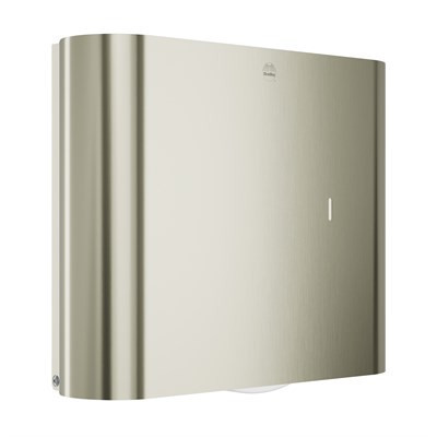 Bradley Elvari Jumbo Roll Toilet Paper Dispenser — Brushed Nickel