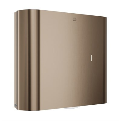 Bradley Elvari Jumbo Roll Toilet Paper Dispenser — Brushed Bronze