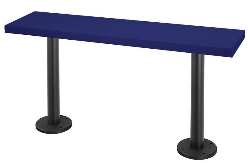 Bradley Locker Bench, 9.5In W x 36In L x 18.5In H — Blue