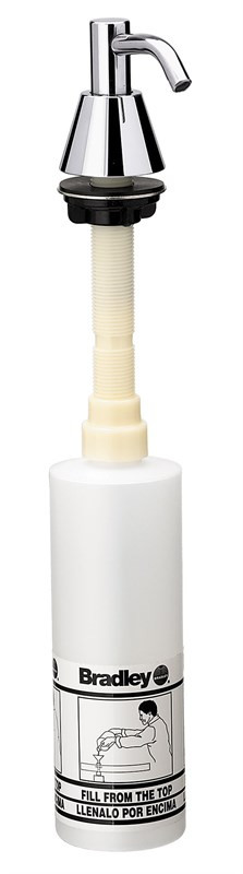 Bradley Soap Dispenser, 32 oz Capacity, 2.5 in. Spout