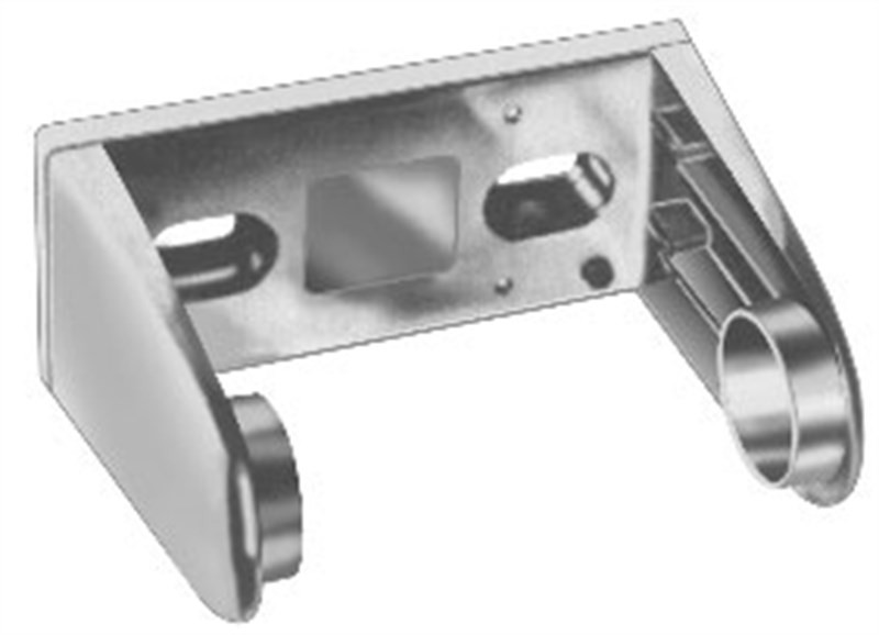Bradley Surface Mounted Single Toilet Tissue Dispenser