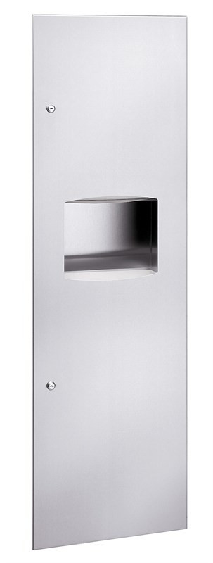 Bradley Towel/Waste Combo, 11.2 Gal, Semi-Recessed
