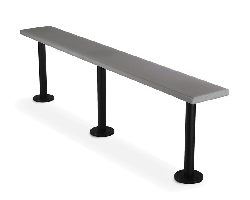 Bradley Locker Bench, 9.5In W x 72In L x 18.5In H