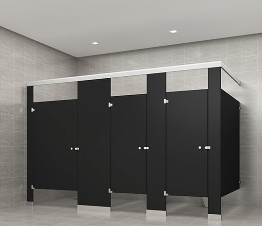 4-Stall Alcove Toilet Partitions (ADA Compliant)