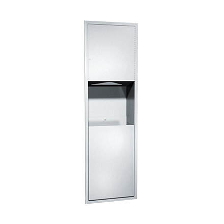 ASI Traditional™ Paper Towel Dispenser & Waste Receptacle - Recessed - 04697