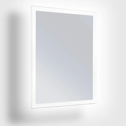 ASI Frameless LED Lighted Plate Glass Mirror with Frosted Border, Variable Sizes - 0641 Series