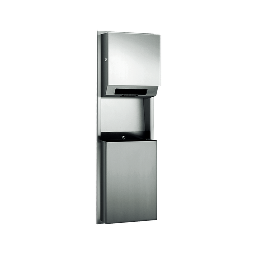 Simplicity™ Automatic Roll Paper Towel Dispenser & Waste Receptacle, Battery Operated - Recessed, 12 gal. - 646924A