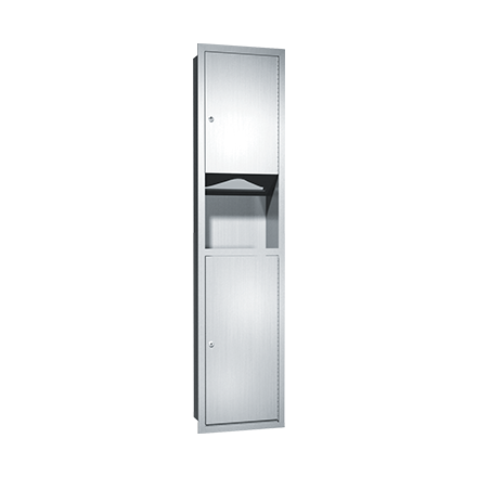 Traditional™ Paper Towel Dispenser & Waste Receptacle - Recessed - 0467