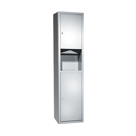 Traditional™ Paper Towel Dispenser & Waste Receptacle - Surface Mounted - 0467-9
