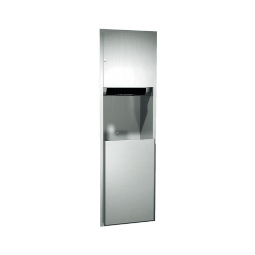 Traditional™ Automatic Roll Paper Towel Dispenser & Waste Receptacle, Battery Operated - Recessed - 04692A