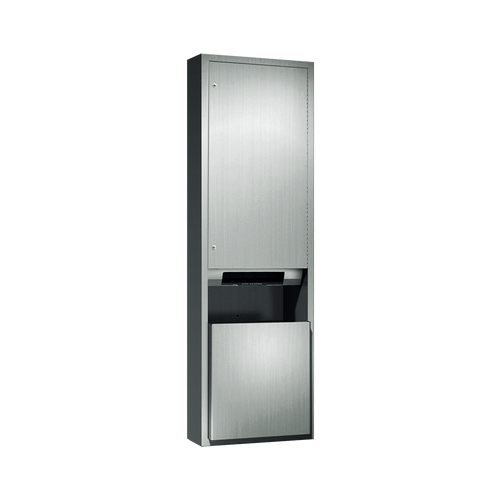 Traditional™ Automatic Roll Paper Towel Dispenser & Waste Receptacle, Battery Operated - Surface Mounted - 046921A-9