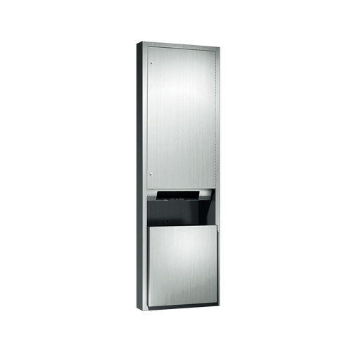 Traditional™ Automatic Roll Paper Towel Dispenser & Waste Receptacle, 110-240V / AC - Semi-Recessed - 046921AC-6