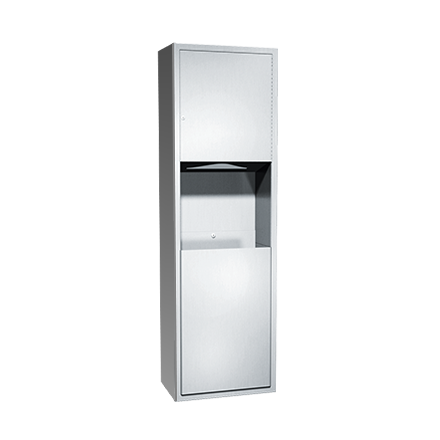 Traditional™ Paper Towel Dispenser & Waste Receptacle - Surface Mounted - 04697-9