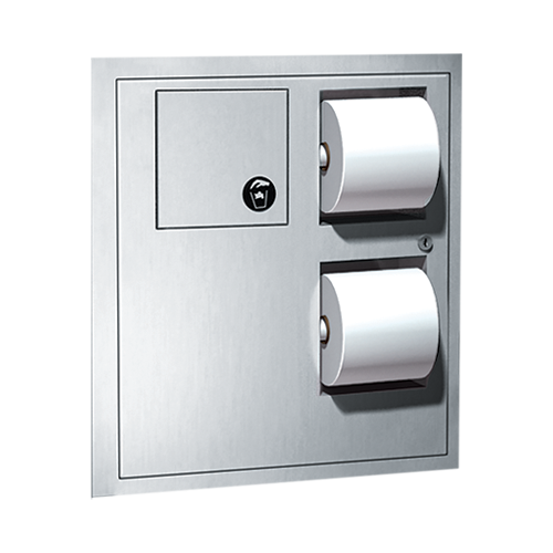 Traditional™ Toilet Tissue Dispenser & Napkin Disposal - Recessed - 04823