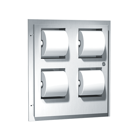 Multi-Roll (4) Toilet Tissue Dispenser - Recessed - 048234