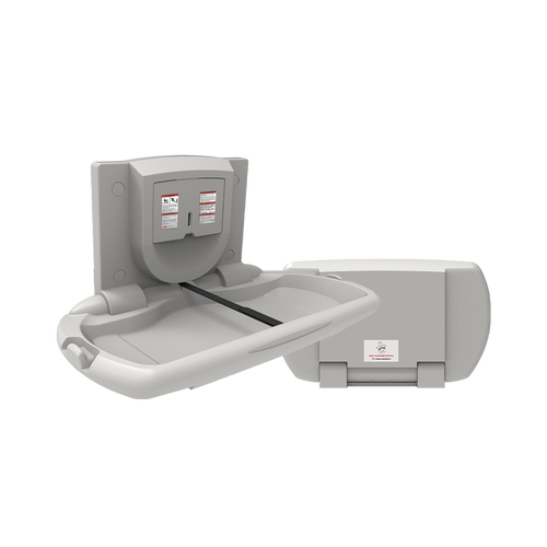 Baby Changing Station, HORIZONTAL - PLASTIC, Surface Mounted - 9012