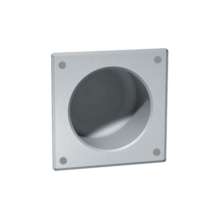 Recessed Toilet Tissue Holder - Front Mount, Square - 110-13