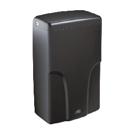 TURBO-Pro™ - Automatic High Speed Hand Dryer (208-240V) HEPA Filter, Matte Black, Surface Mounted ADA