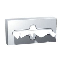 Facial Tissue Dispenser - Satin Stainless Steel - Surface Mounted - 0258-SS