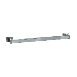 Towel Bar - Square - Chrome Plated Zamak - 24"L - Surface Mounted - 0760-Z24